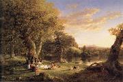 Thomas Cole A Pic-Nic Party oil painting reproduction